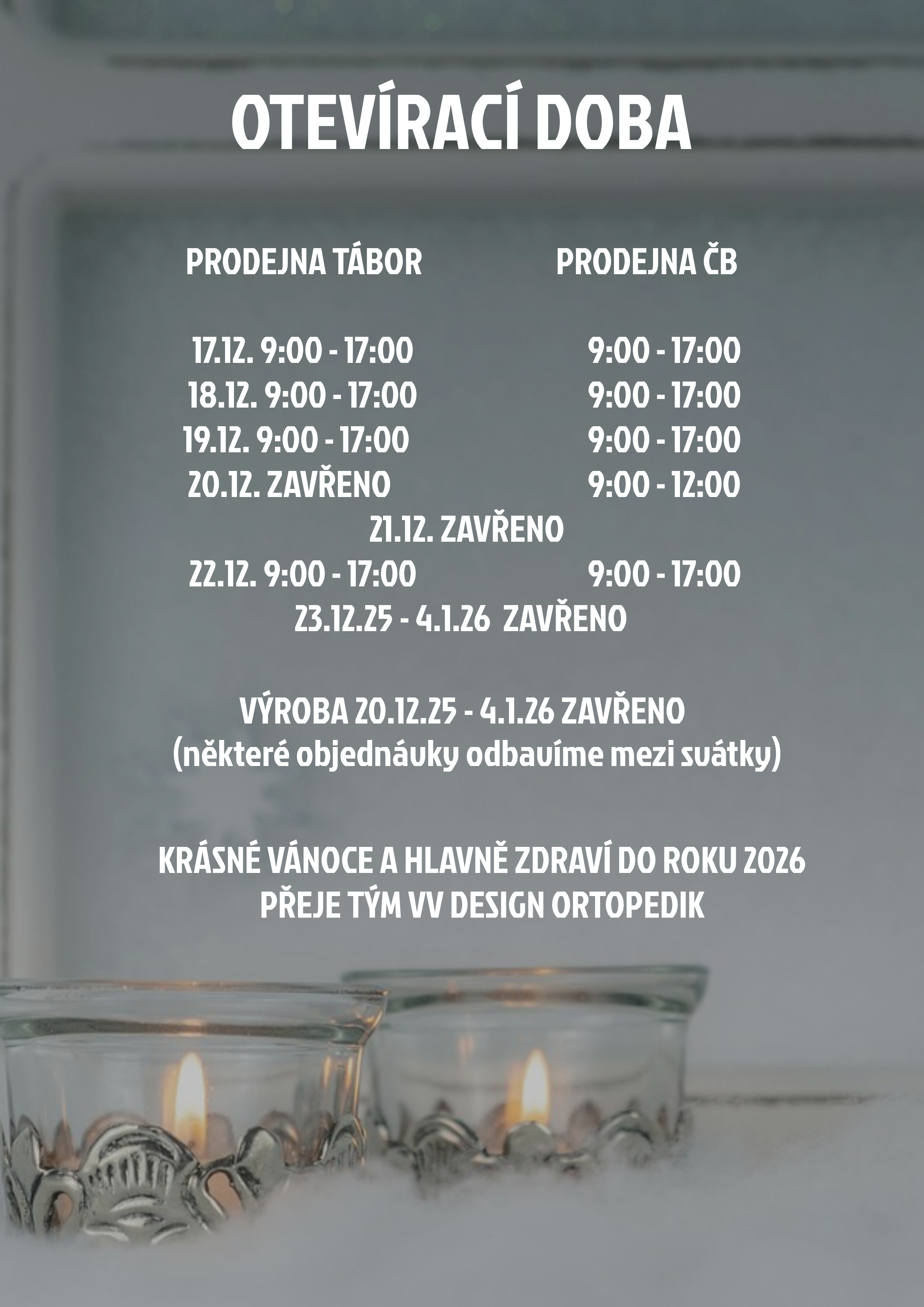 otevírací doba jednotná